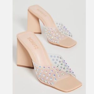 SCHUTZ Lizah Crystal Heels